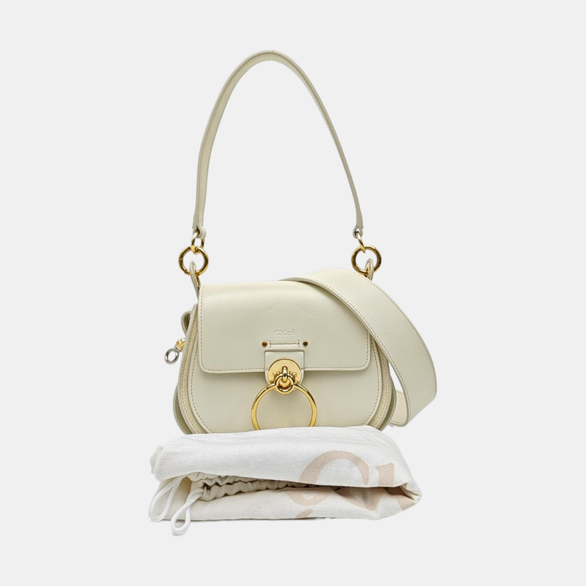 Tess Small Calfskin Beige