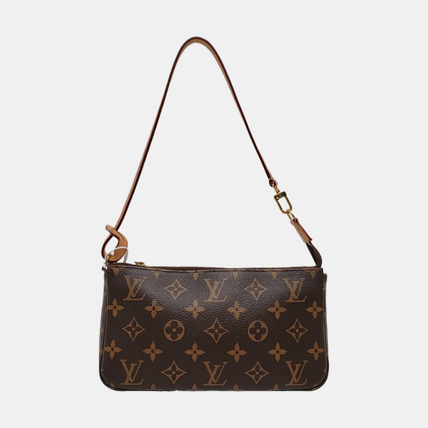 ACCESSOIRES GM Monogram Coated Canvas Brown