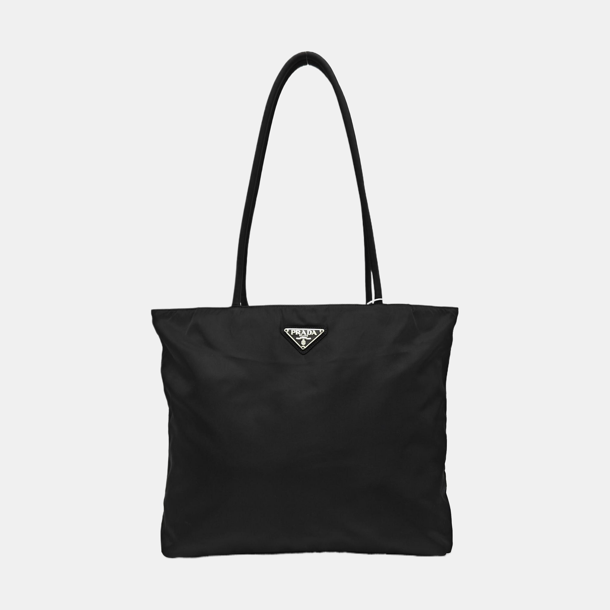 Nylon Tote Bag Black