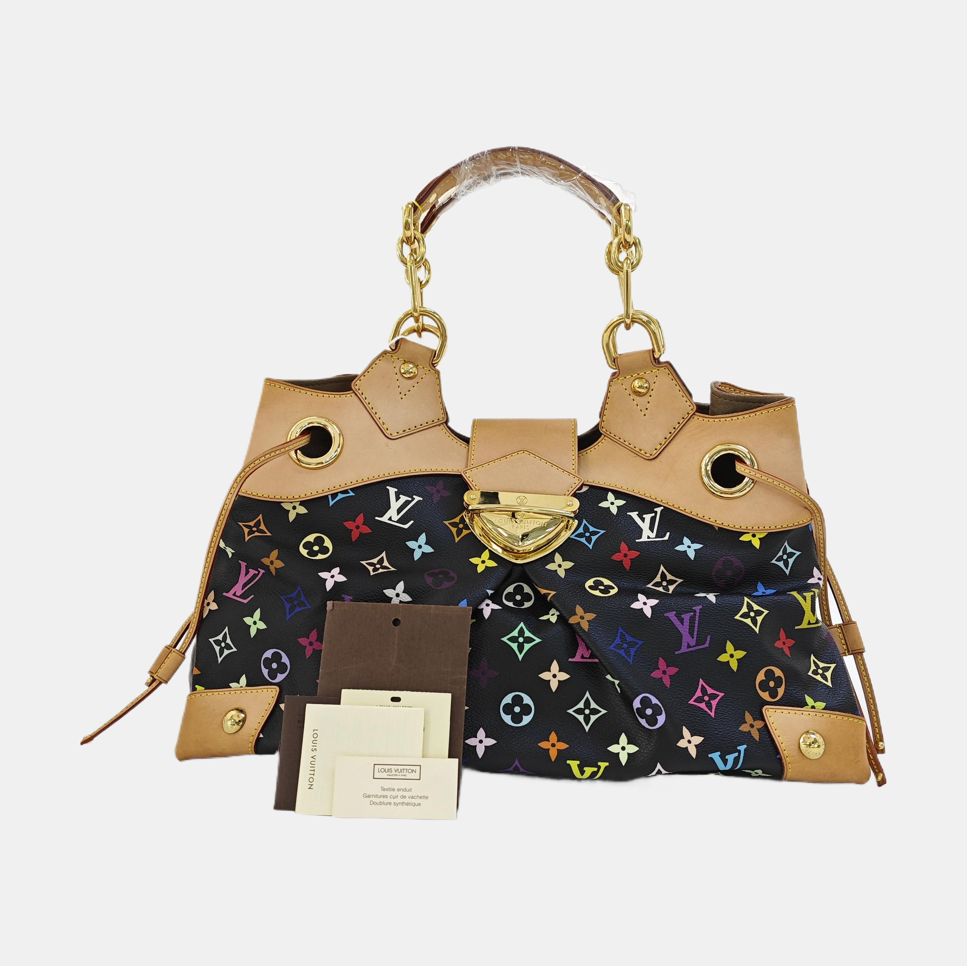 LV × TM URSULA Monogram Coated Canvas Black