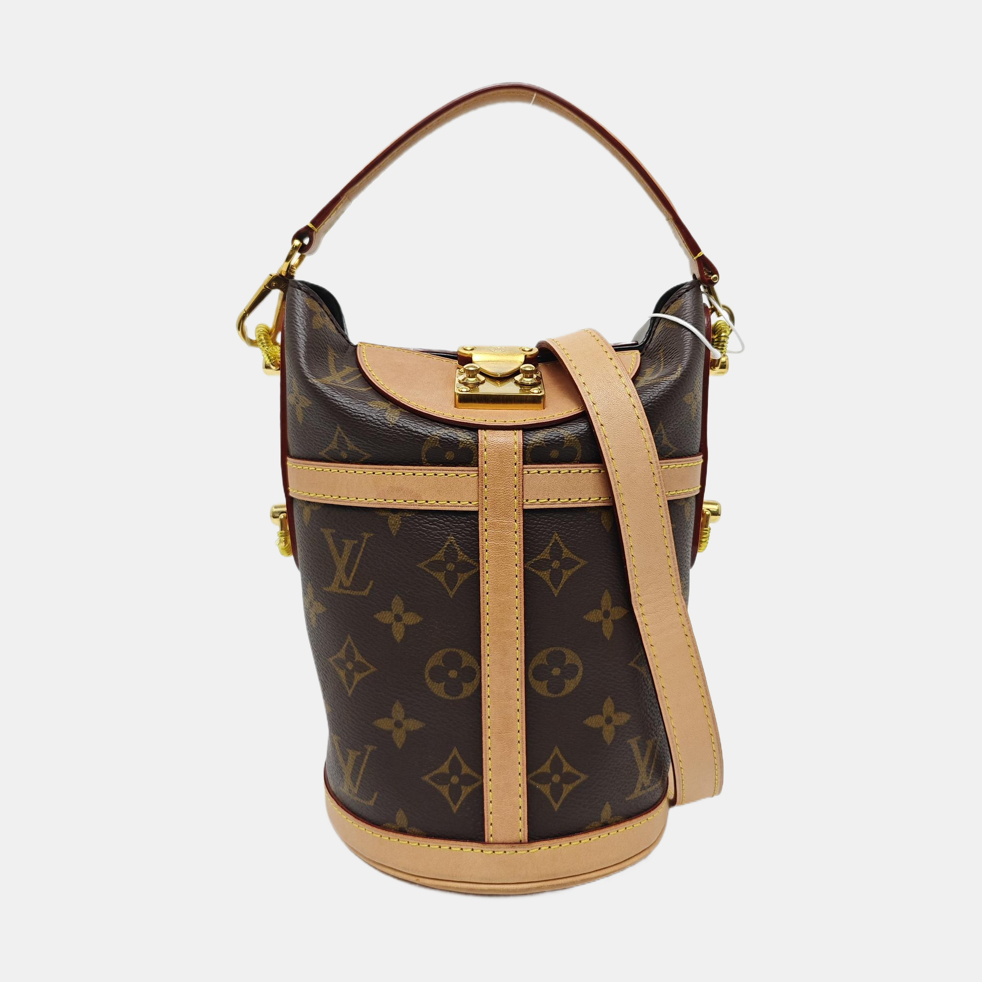 DUFFLE Monogram Coated Canvas Brown