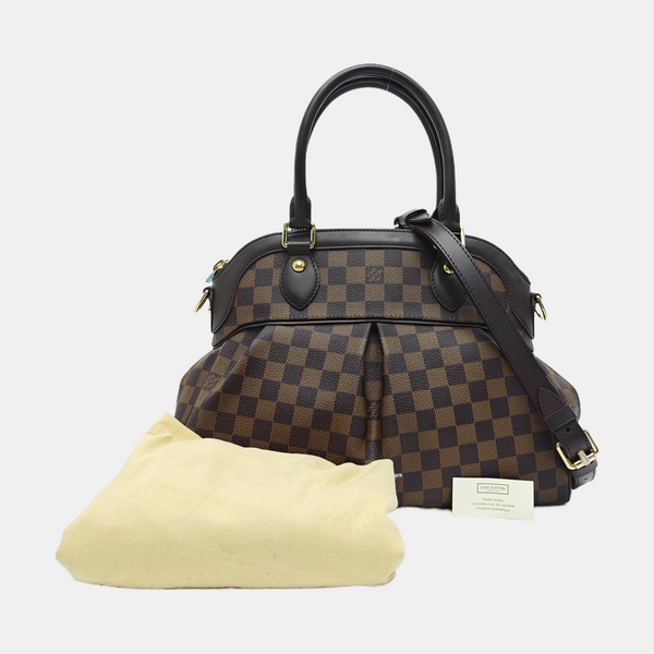 TREVI PM Damier Ebene Coated Canvas Brown