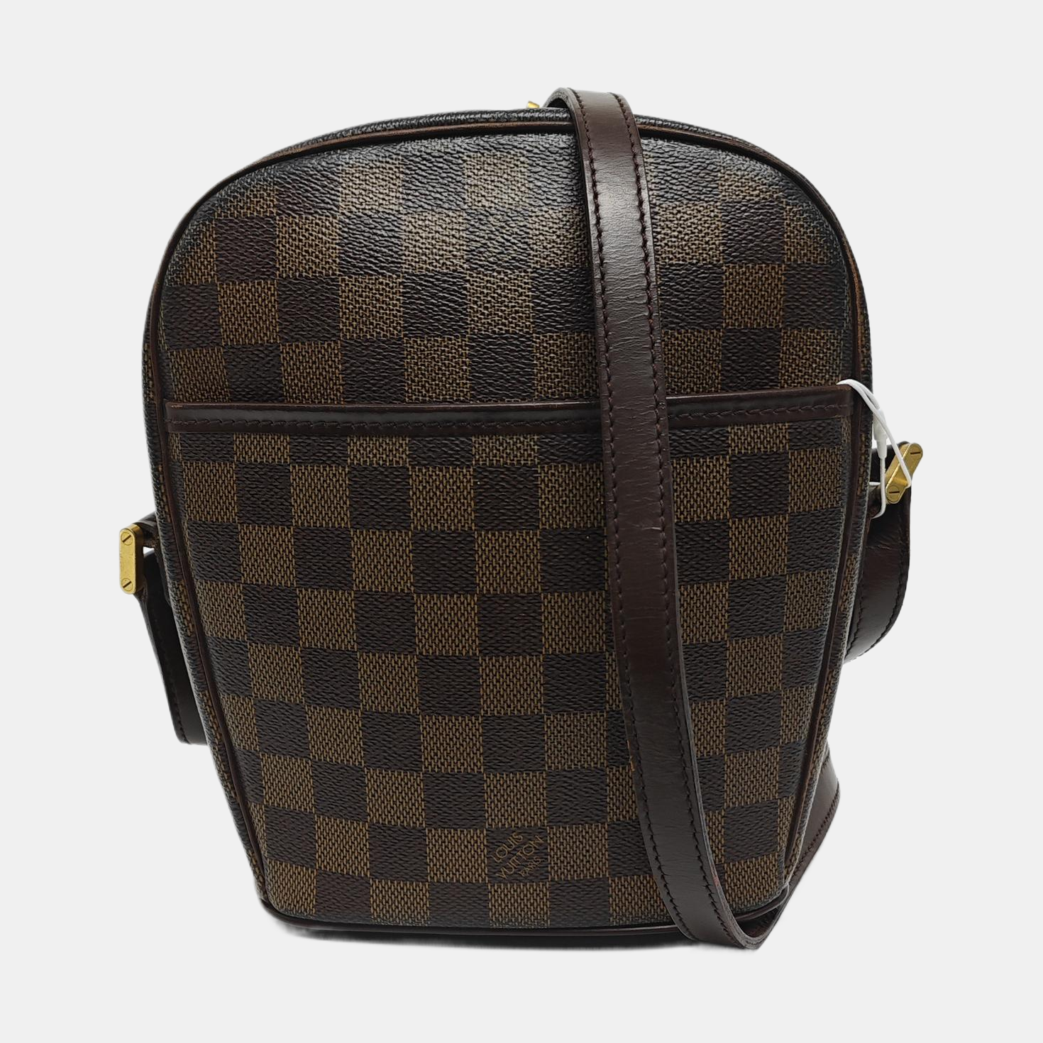 IPANEMA PM Damier Ebene Coated Canvas Brown