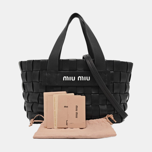 Intreccio Lambskin Black