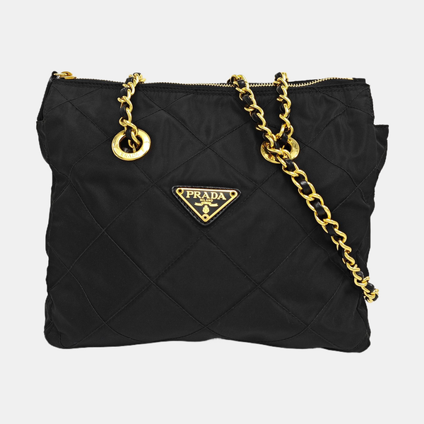 Re-Edition 1995 Chaîne Quilted Nylon Black