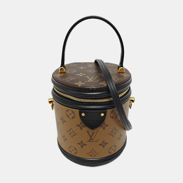 CANNES PM Monogram Coated Canvas Brown