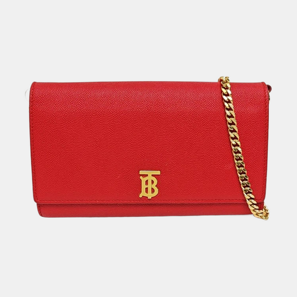 Calfskin Shoulder Bag Red