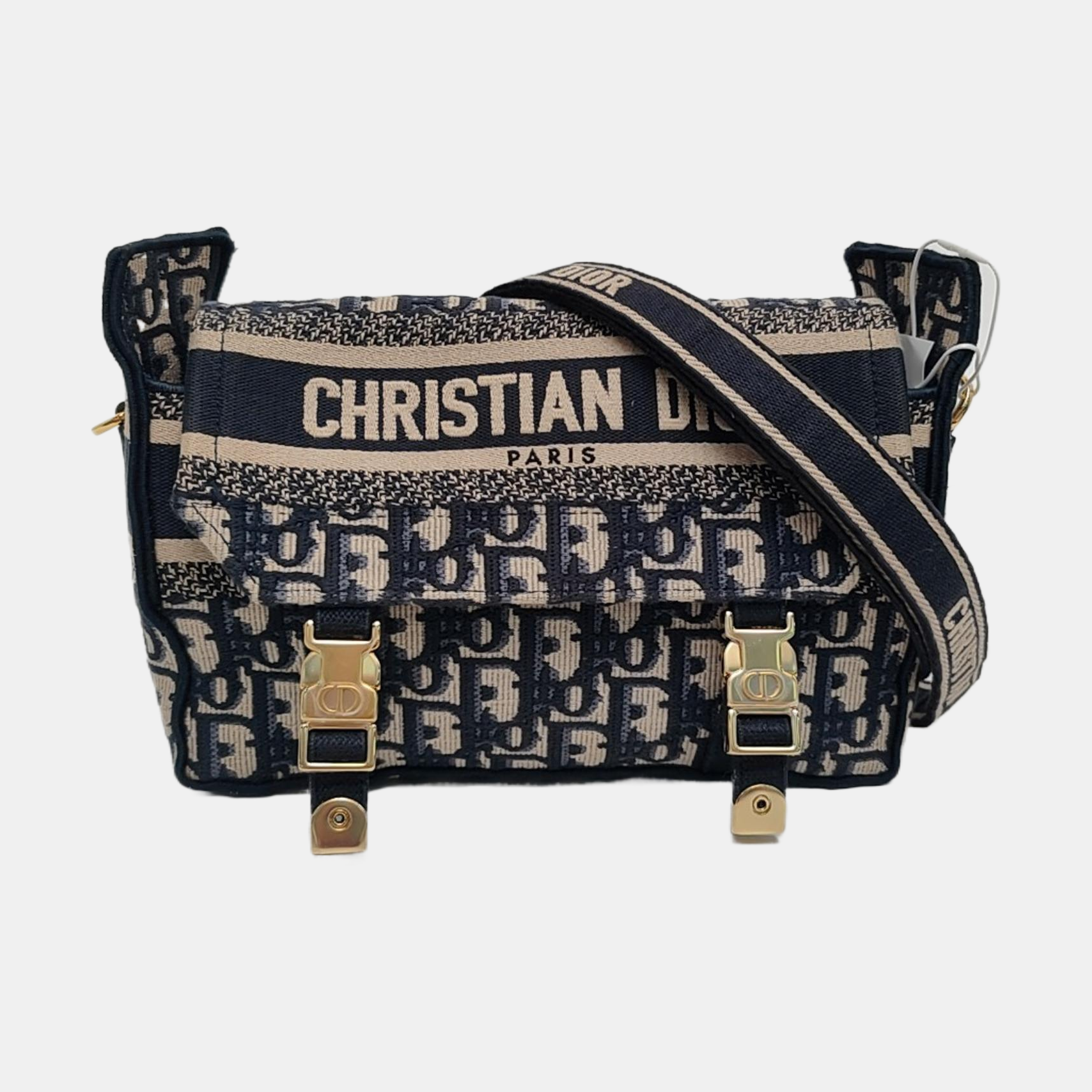 Diorcamp Small Oblique Canvas Blue