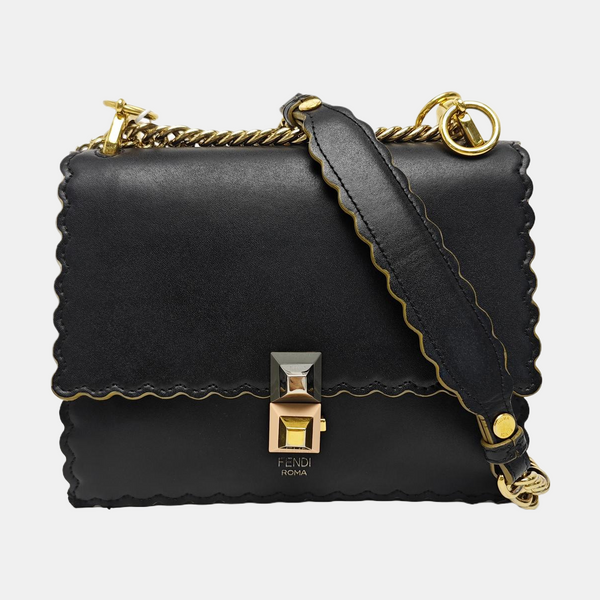 Kan I Small Calfskin Black