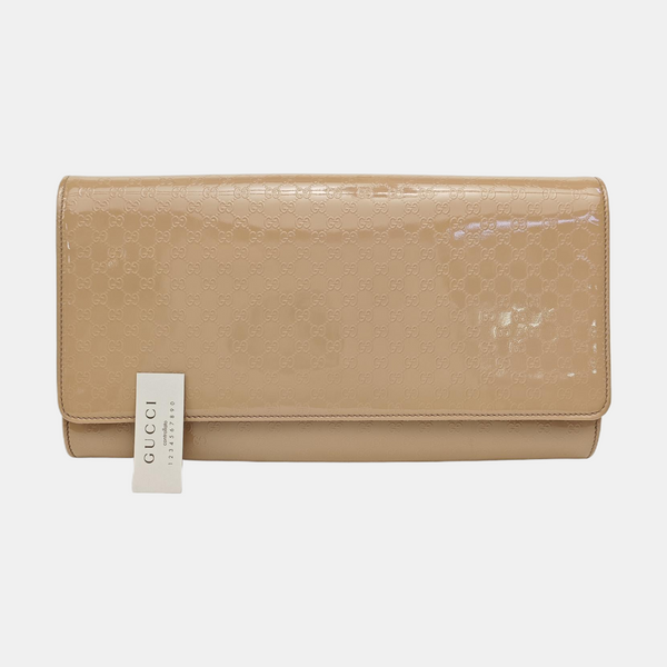Monogram Calfskin Clutch Pink