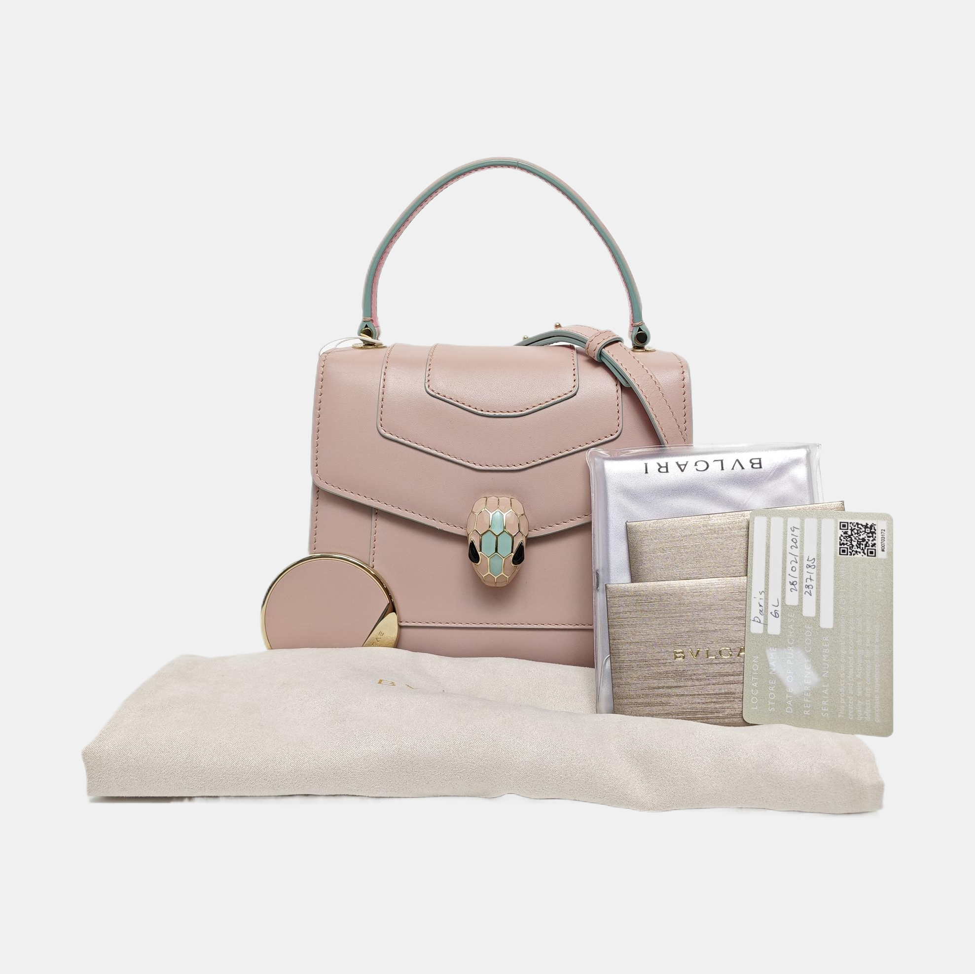 SERPENTI FOREVER Calfskin Pink