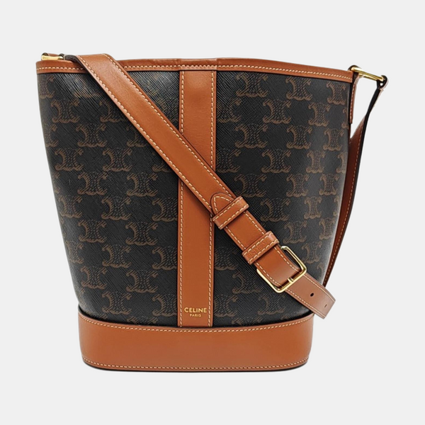 TRIOMPHE CANVAS Small Coated Canvas Brown