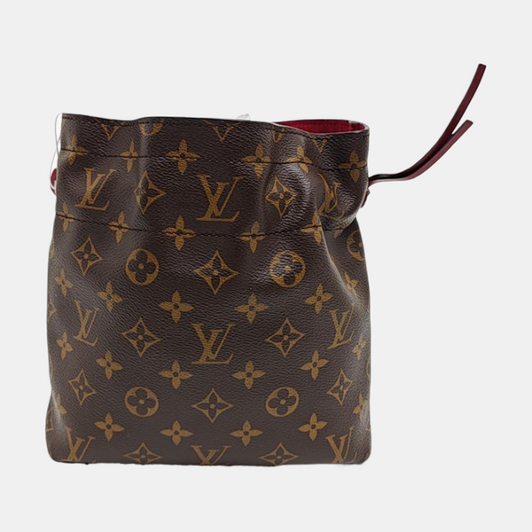 NÉONOÉ MM Monogram Coated Canvas Brown