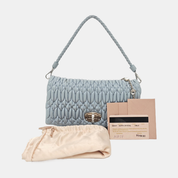 Crystal Lambskin Blue