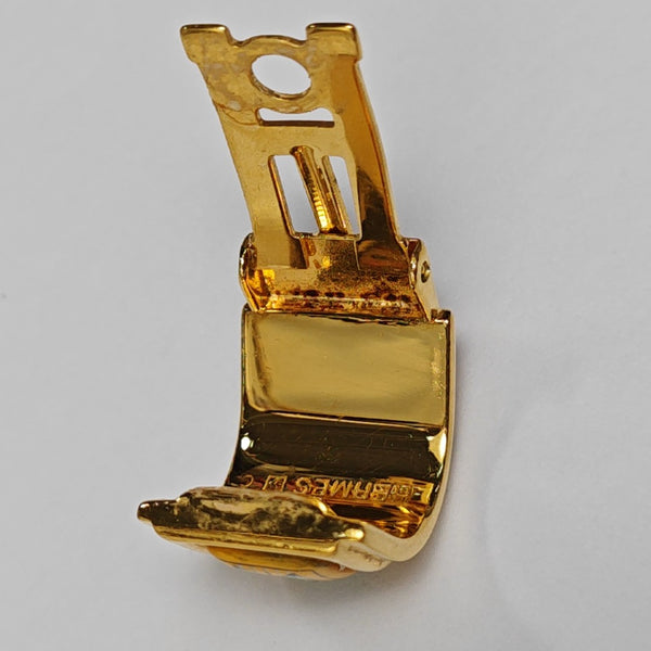 Metal Gold Clip On Earrings
