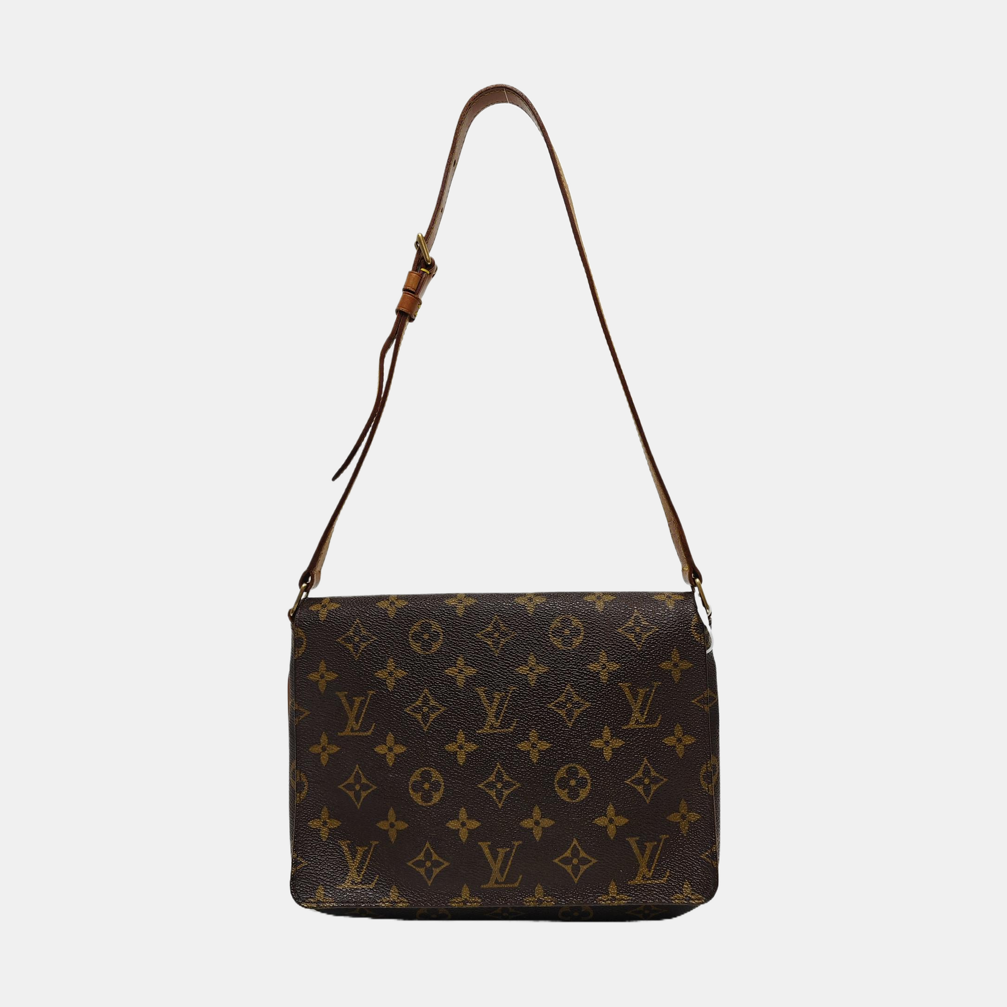 MUSETTE TANGO Monogram Coated Canvas Brown