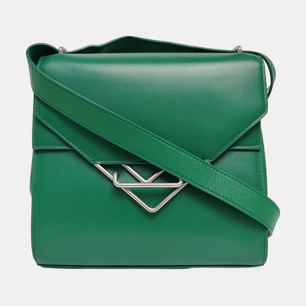 The Clip Calfskin Green