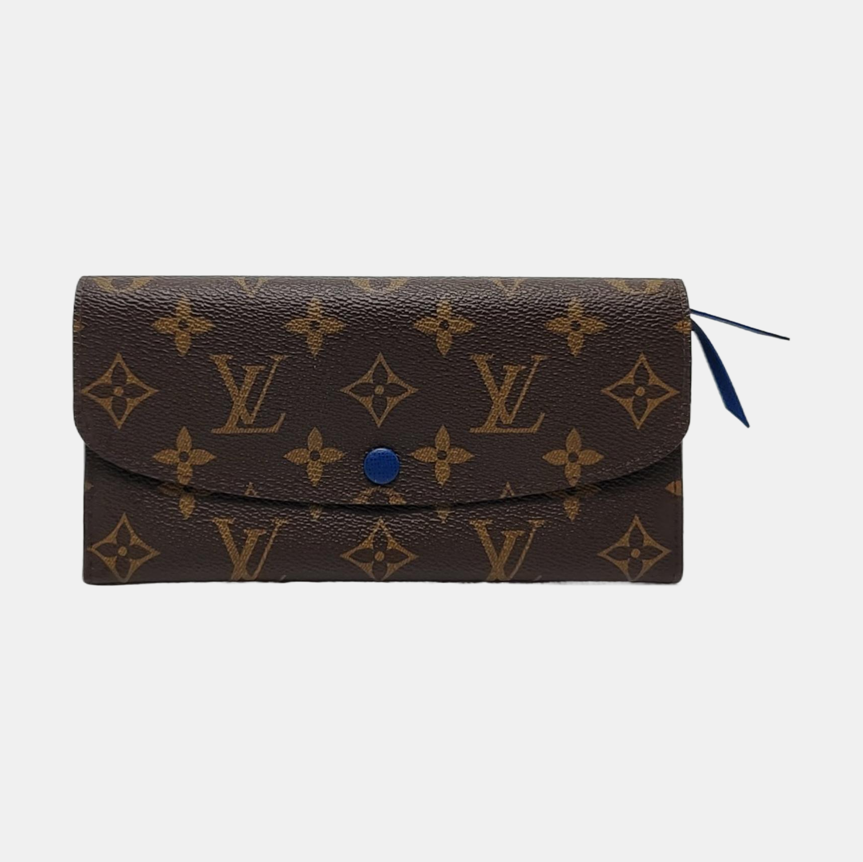 EMILIE Monogram Coated Canvas Brown Wallet
