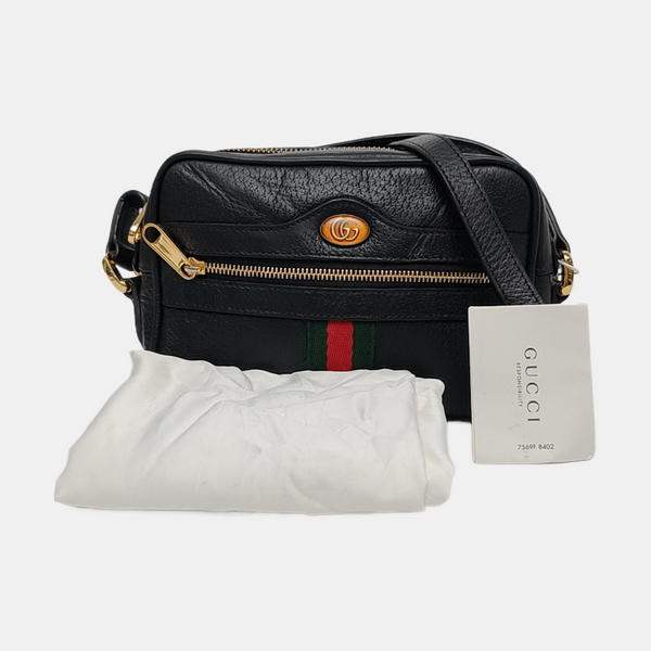 Ophidia Mini Calfskin Black
