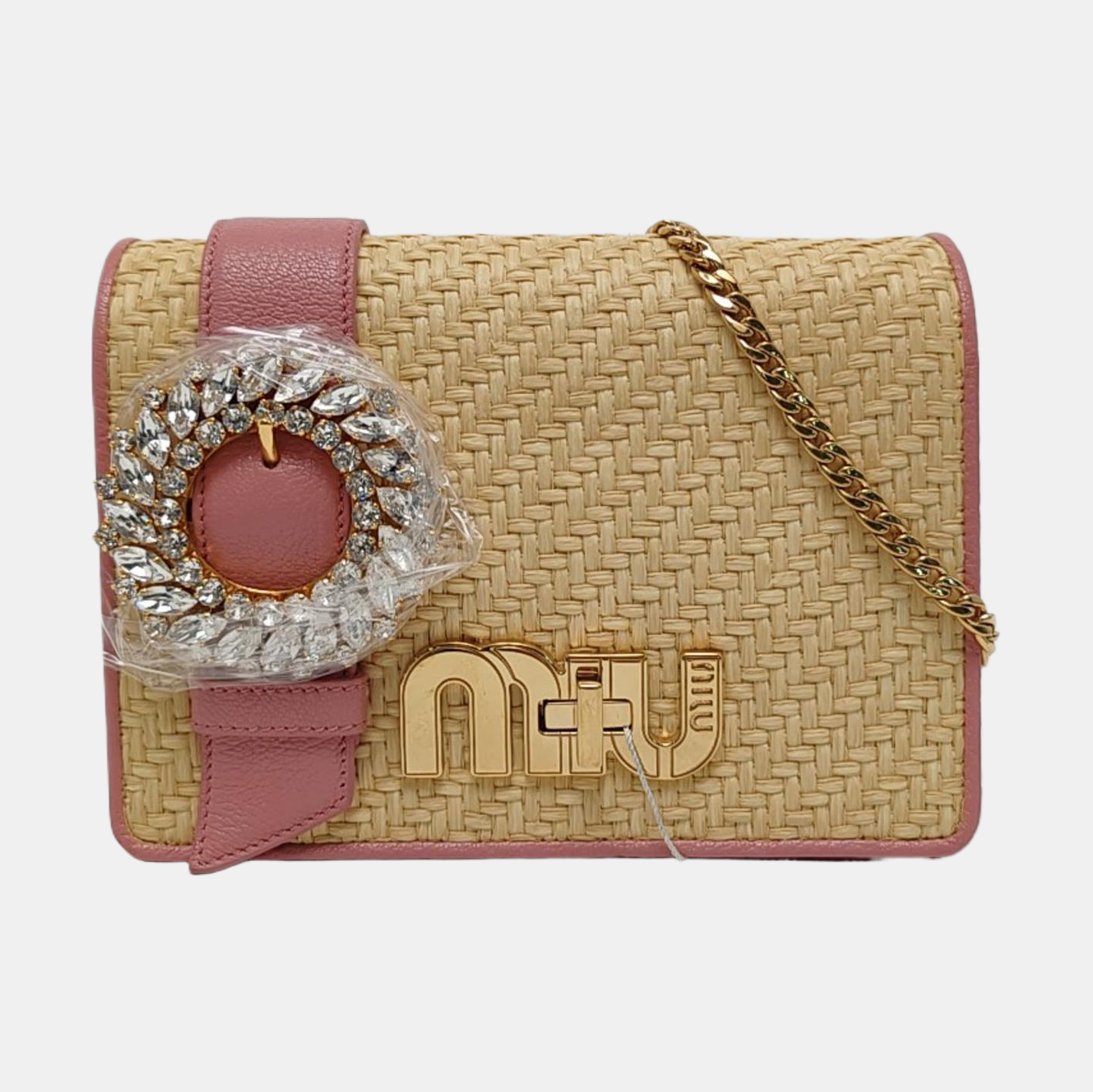 My Miu Straw Beige