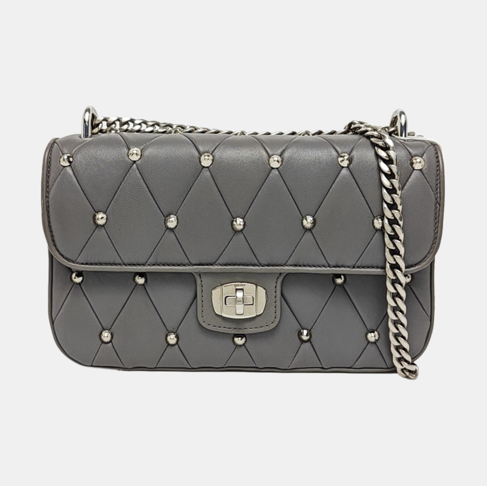 Pattina Nappa Quilted Lambskin Gray