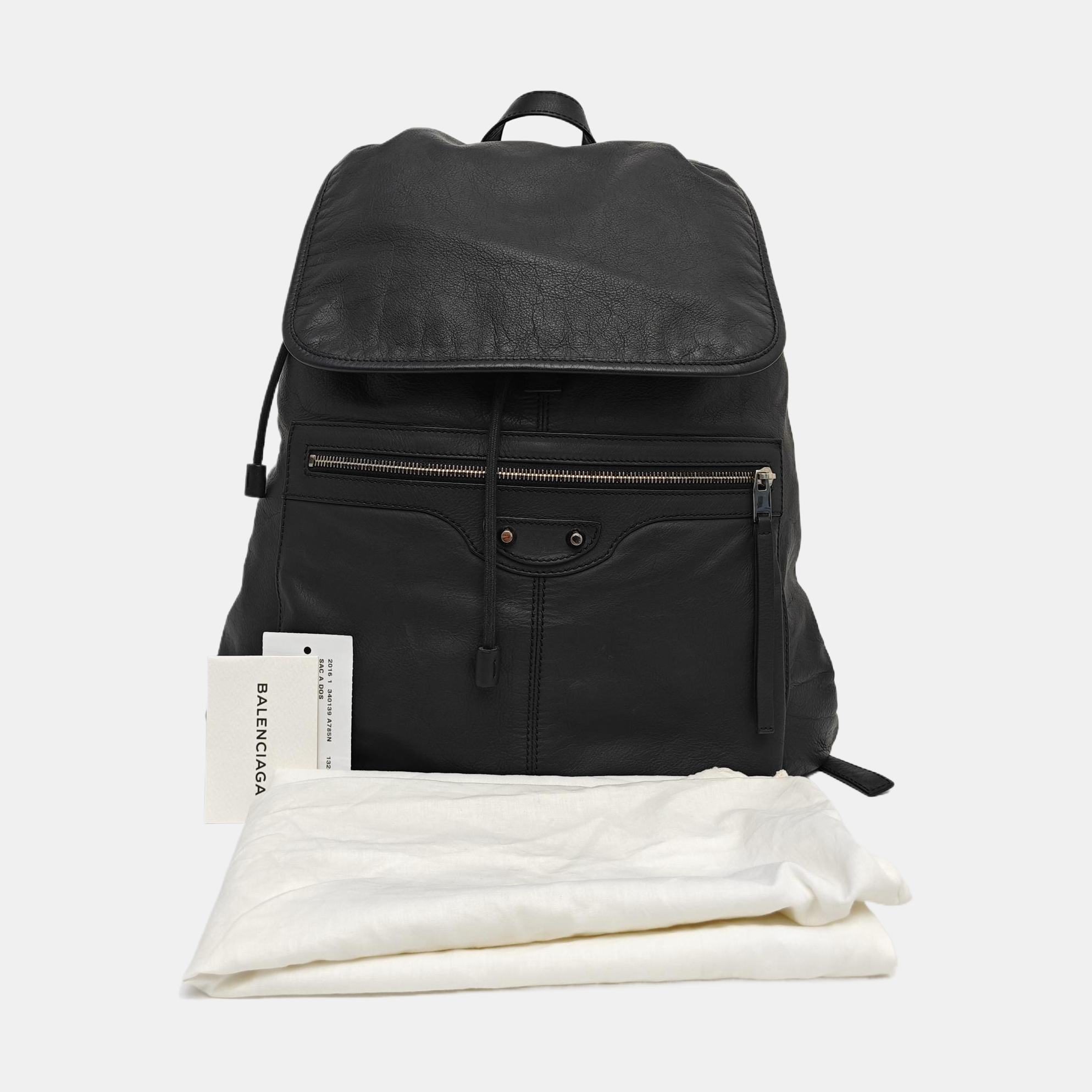 Classic City Medium Lambskin Black