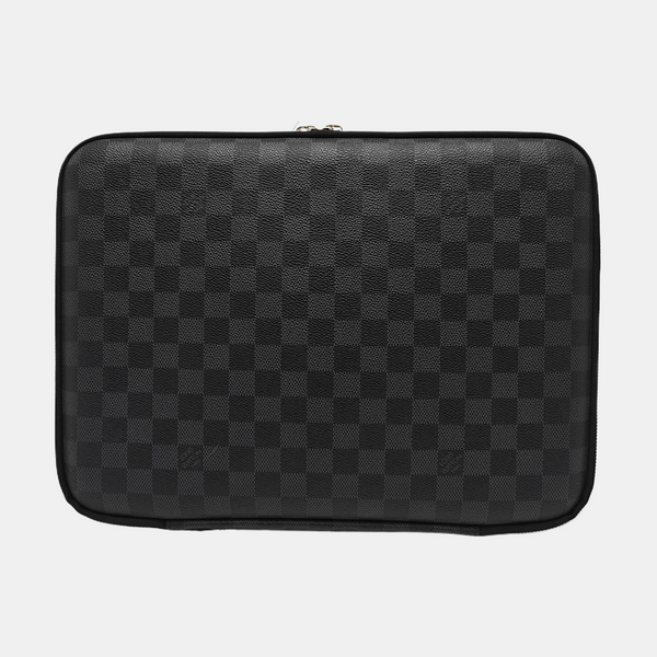 SLEEVE Damier Graphite Coated Canvas Black