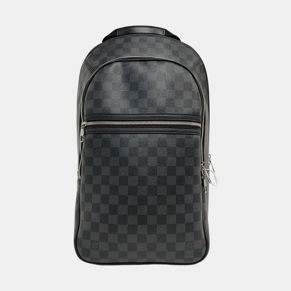Damier Graphite Coated Canvas Backpack Black