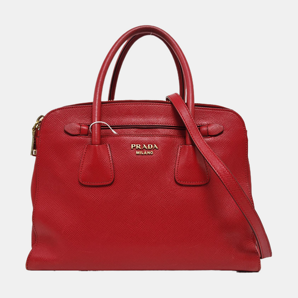 Calfskin Shoulder Bag Red