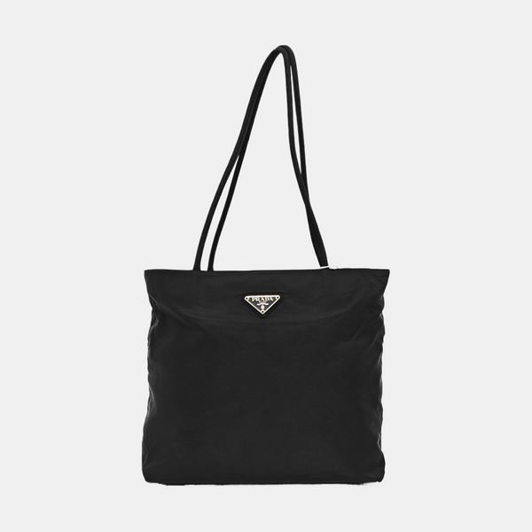 Nylon Shoulder Bag Black