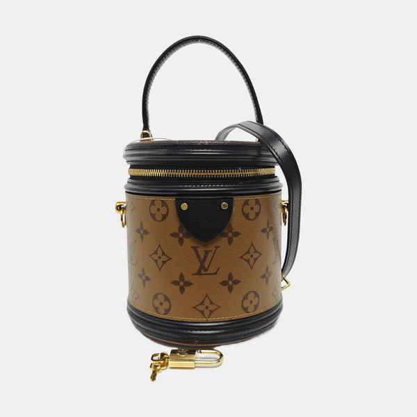 CANNES PM Monogram Coated Canvas Brown