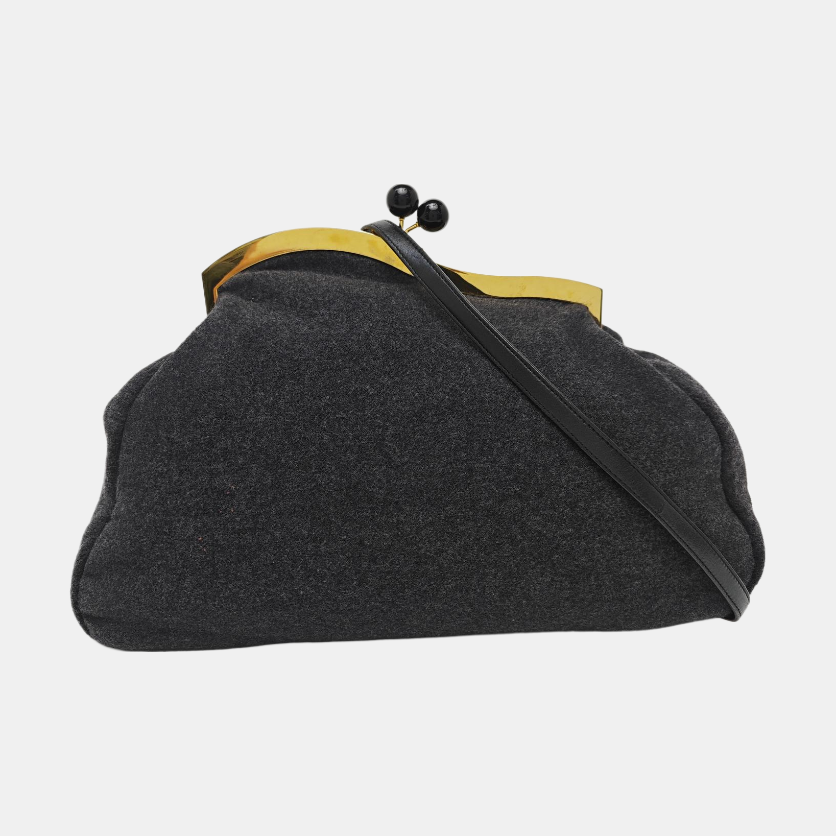 Fabric Shoulder Bag Gray