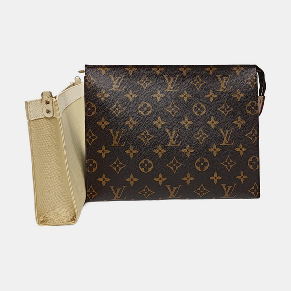 TOILET POCKET 26 Monogram Coated Canvas Brown