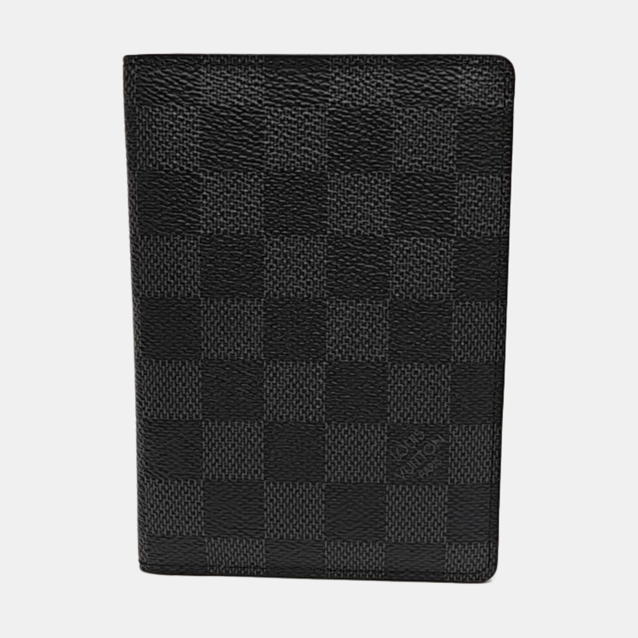 SMART Damier Graphite Coated Canvas Gray Card Holder