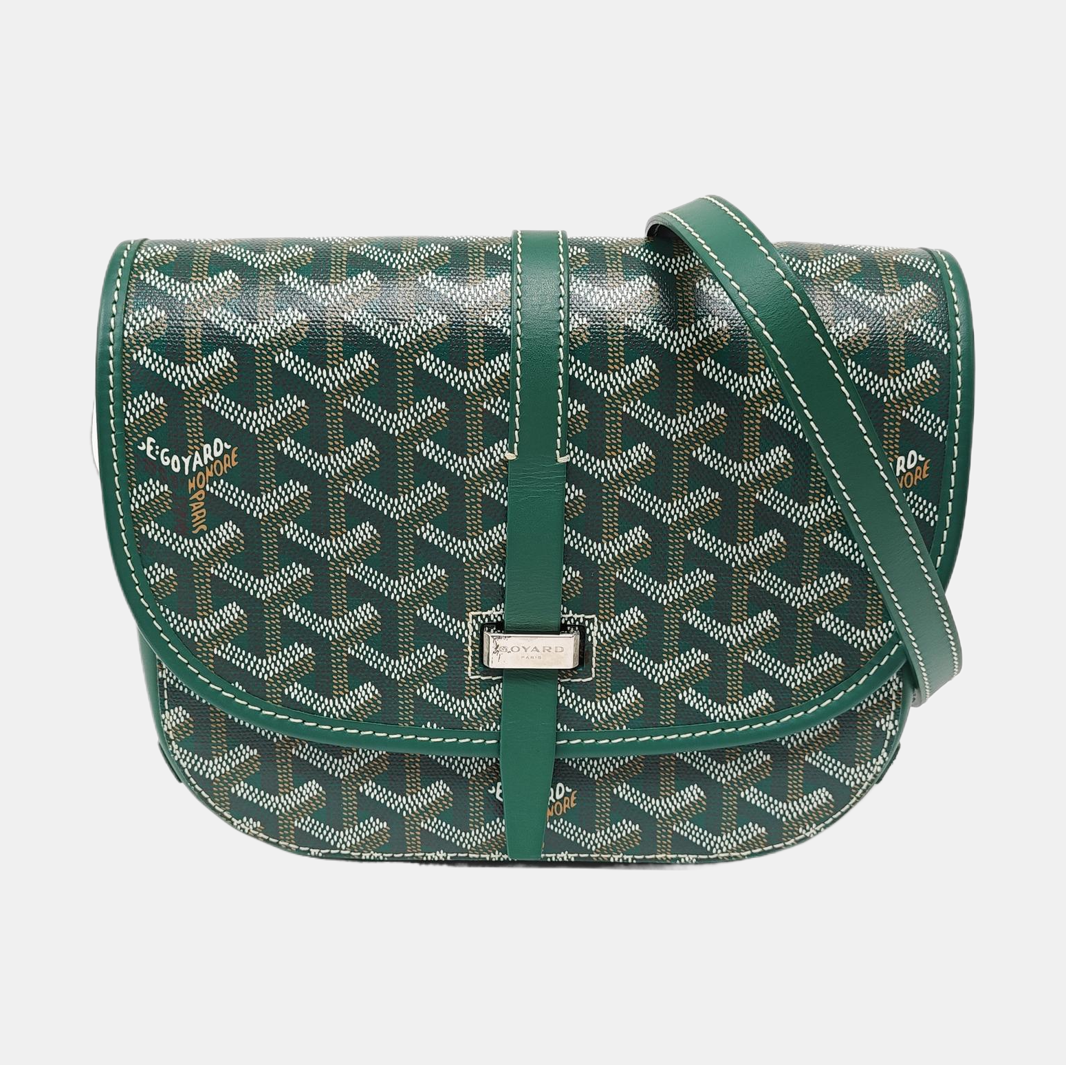 Belvedere Coated Canvas Green