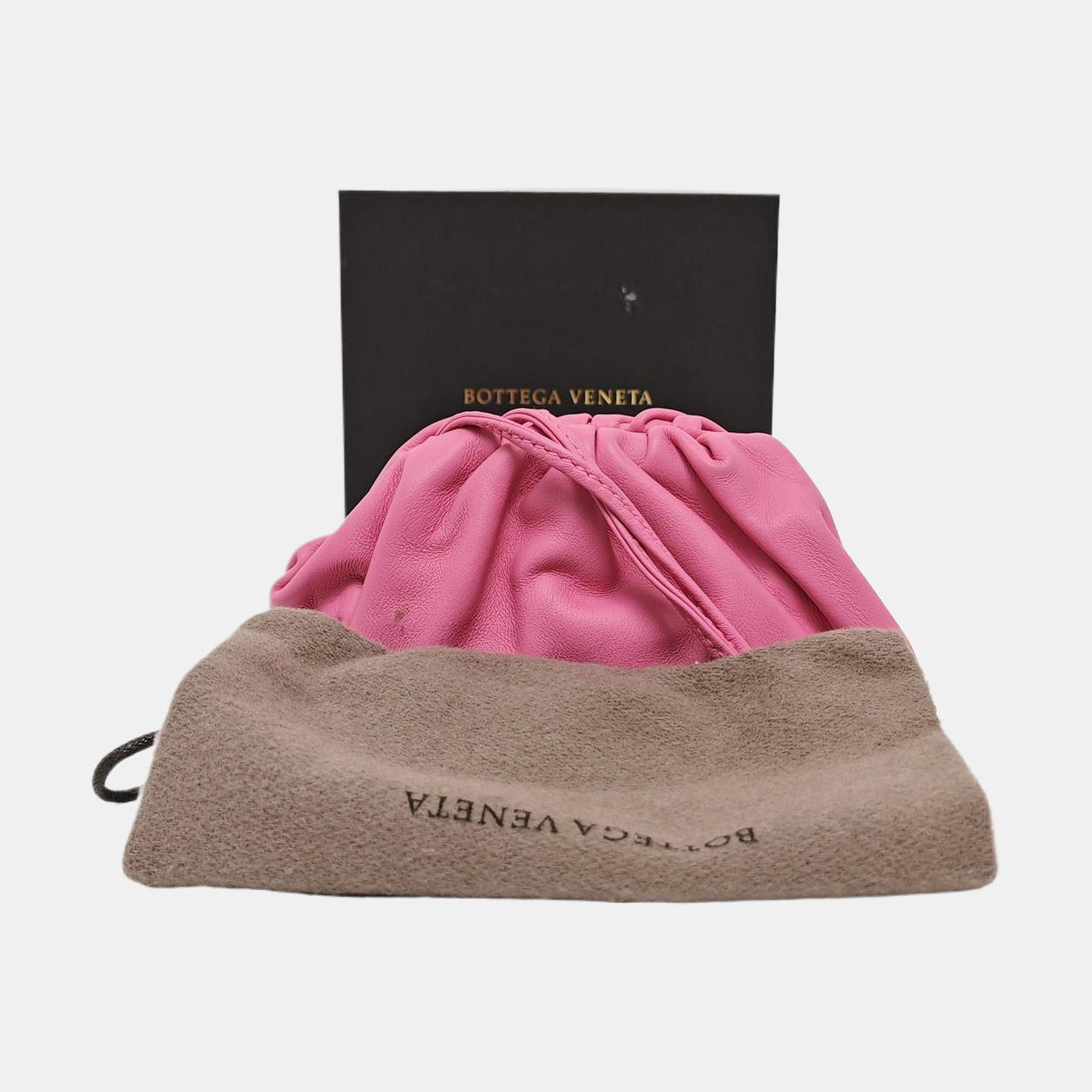 Authenticated pre-owned  The Pouch Lambskin Pink - Shoulder Bag at Looply