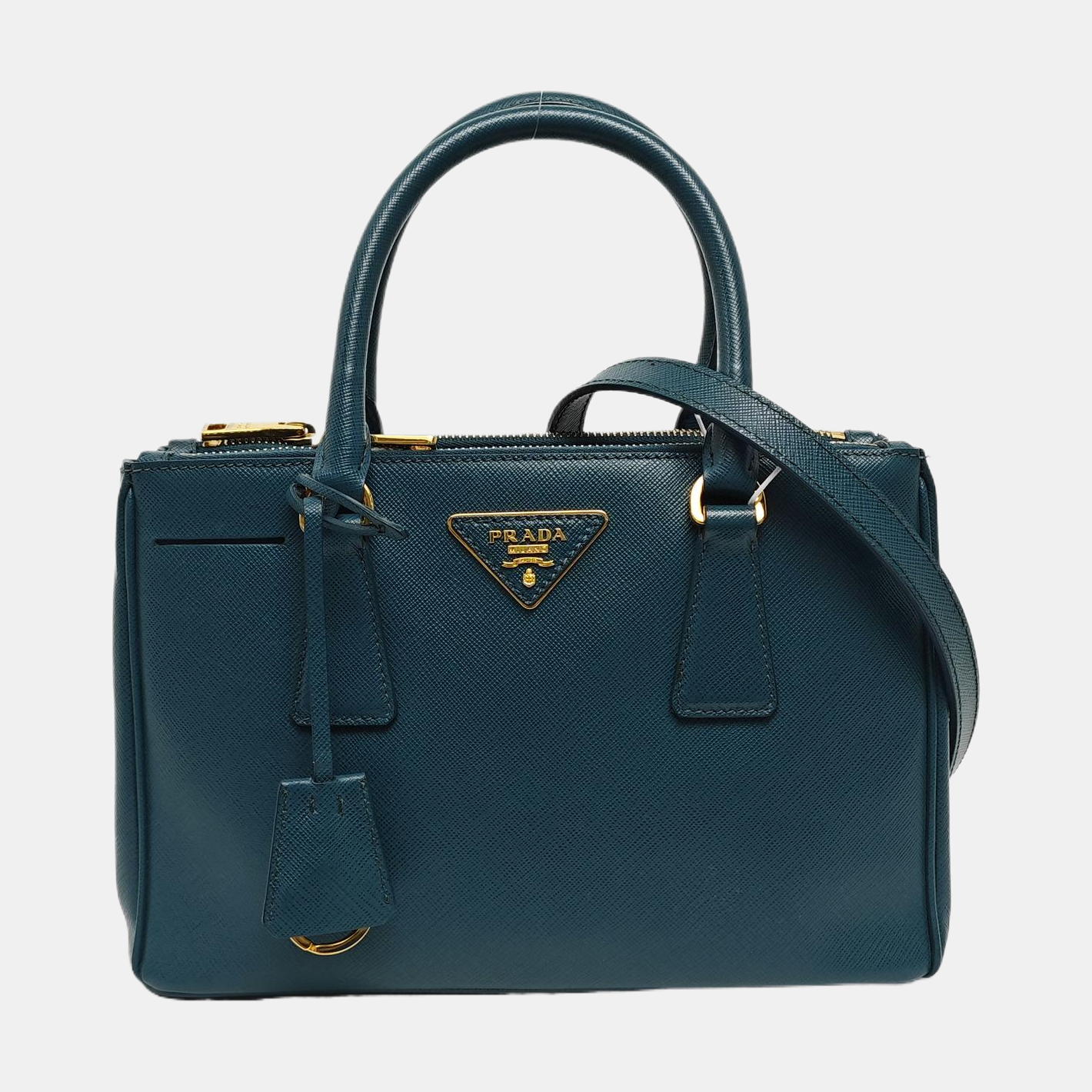 Authenticated pre-owned  Galleria Calfskin Blue - Shoulder Bag at Looply