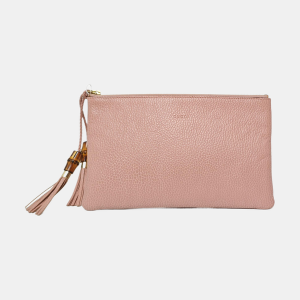 Calfskin Clutch Pink