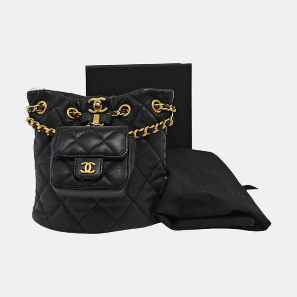 Quilted Calfskin Black