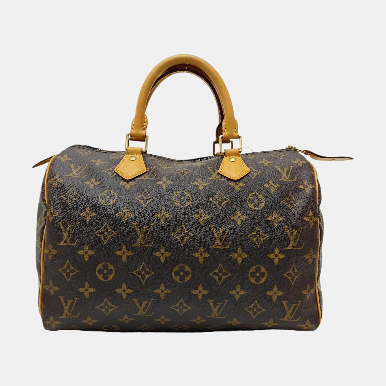 SPEEDY 30 Monogram Coated Canvas Brown