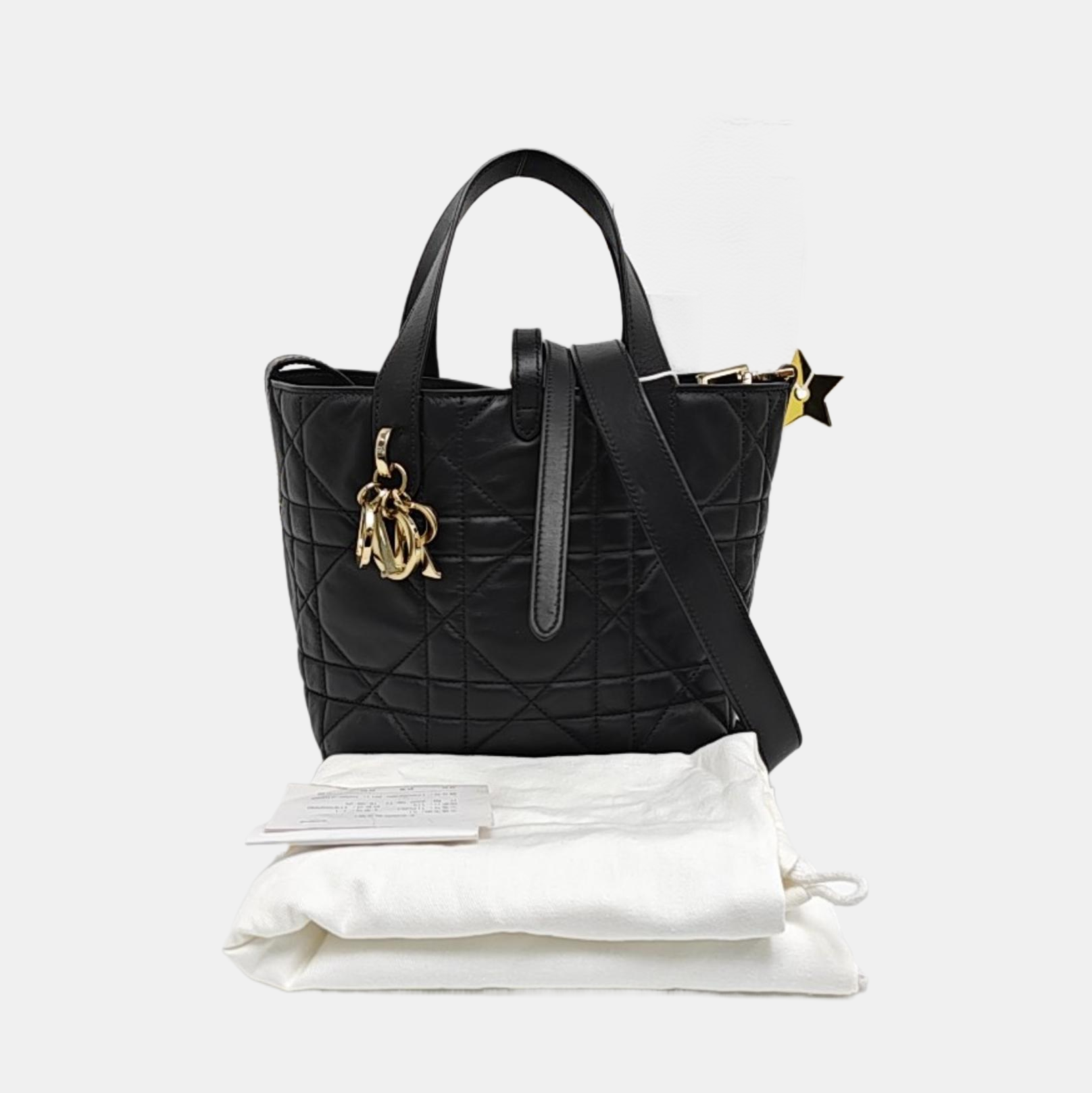 Toujours Small Cannage Calfskin Black