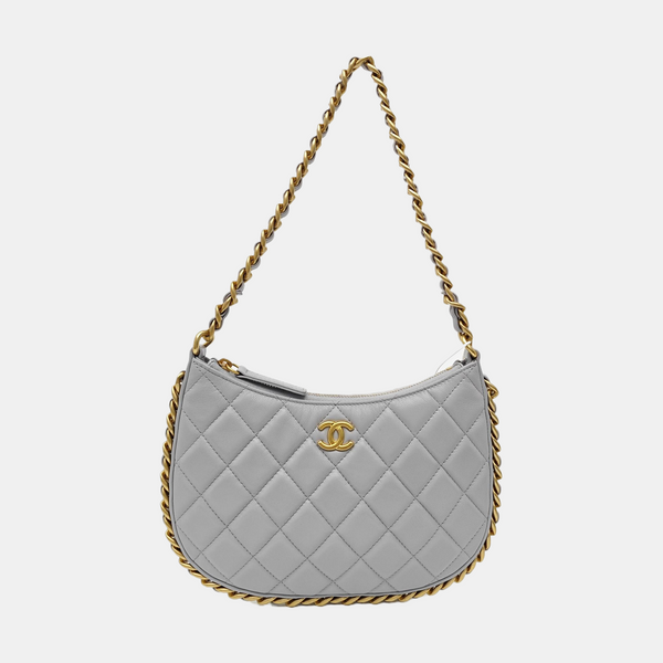 HOBO Quilted Lambskin Gray