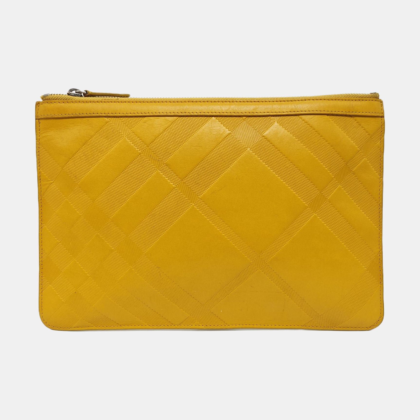Calfskin Clutch Yellow