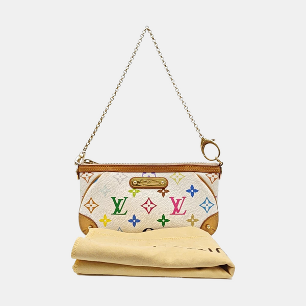 LV × TM VINTAGE MILLA Monogram Coated Canvas White