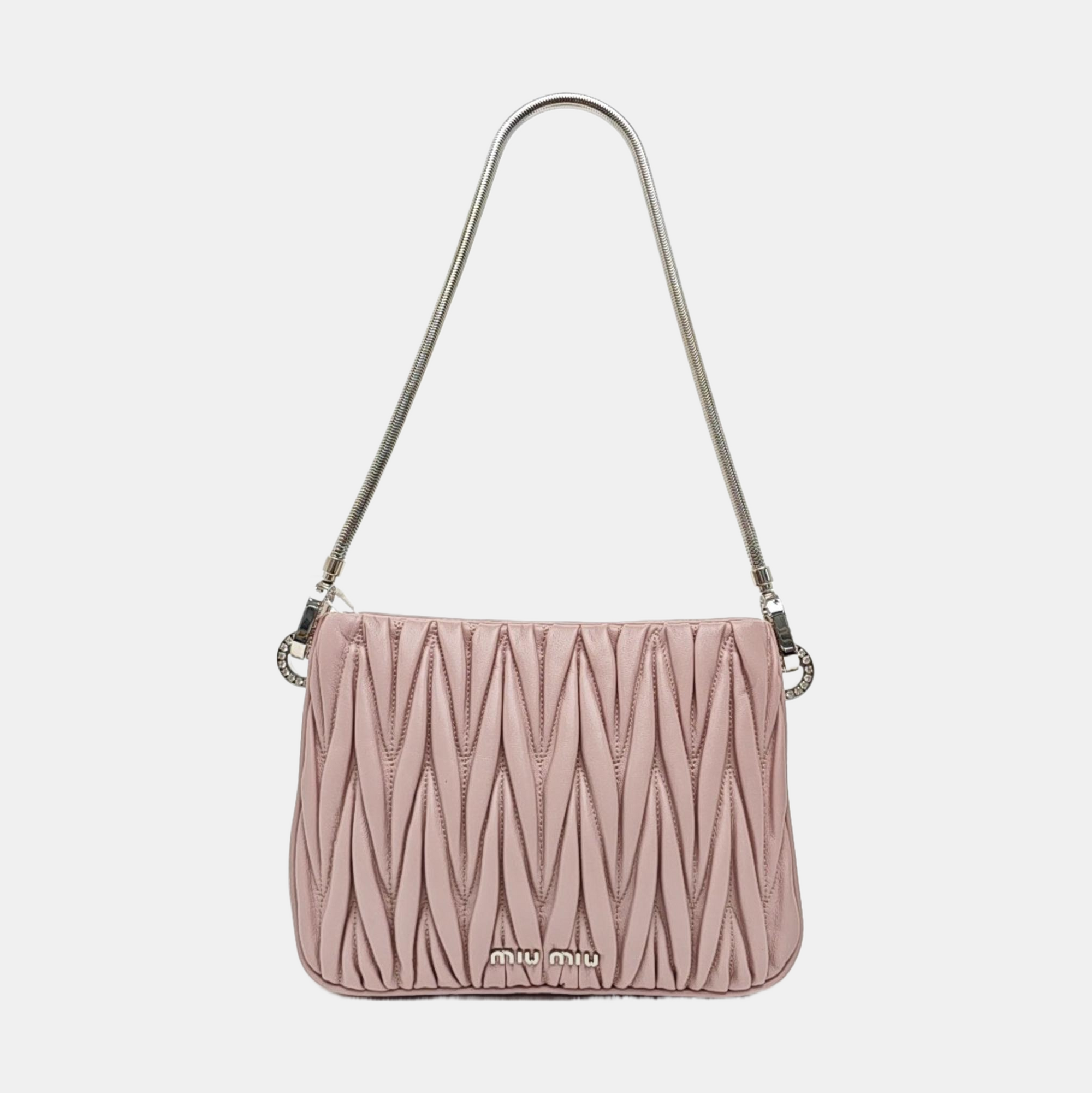 Matelassé Quilted Lambskin Pink
