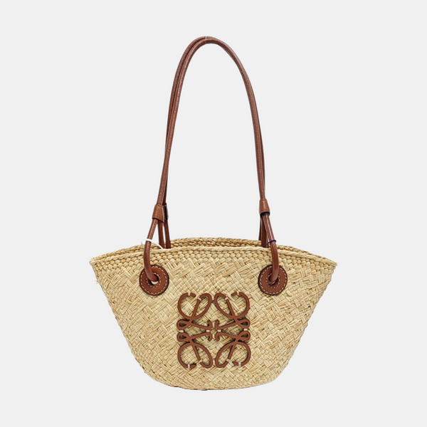 Straw Top Handle Bag Beige