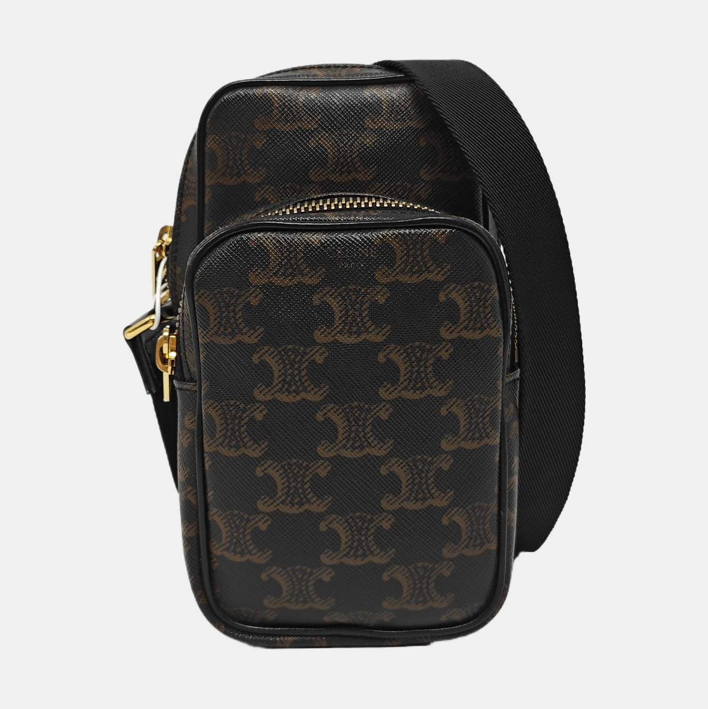 TRIOMPHE CANVAS Mini Coated Canvas Black