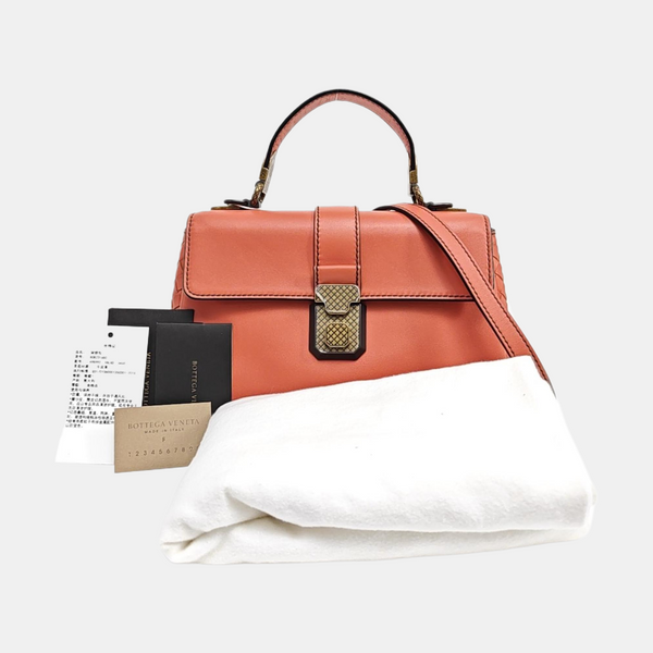 Piazza Small Calfskin Pink