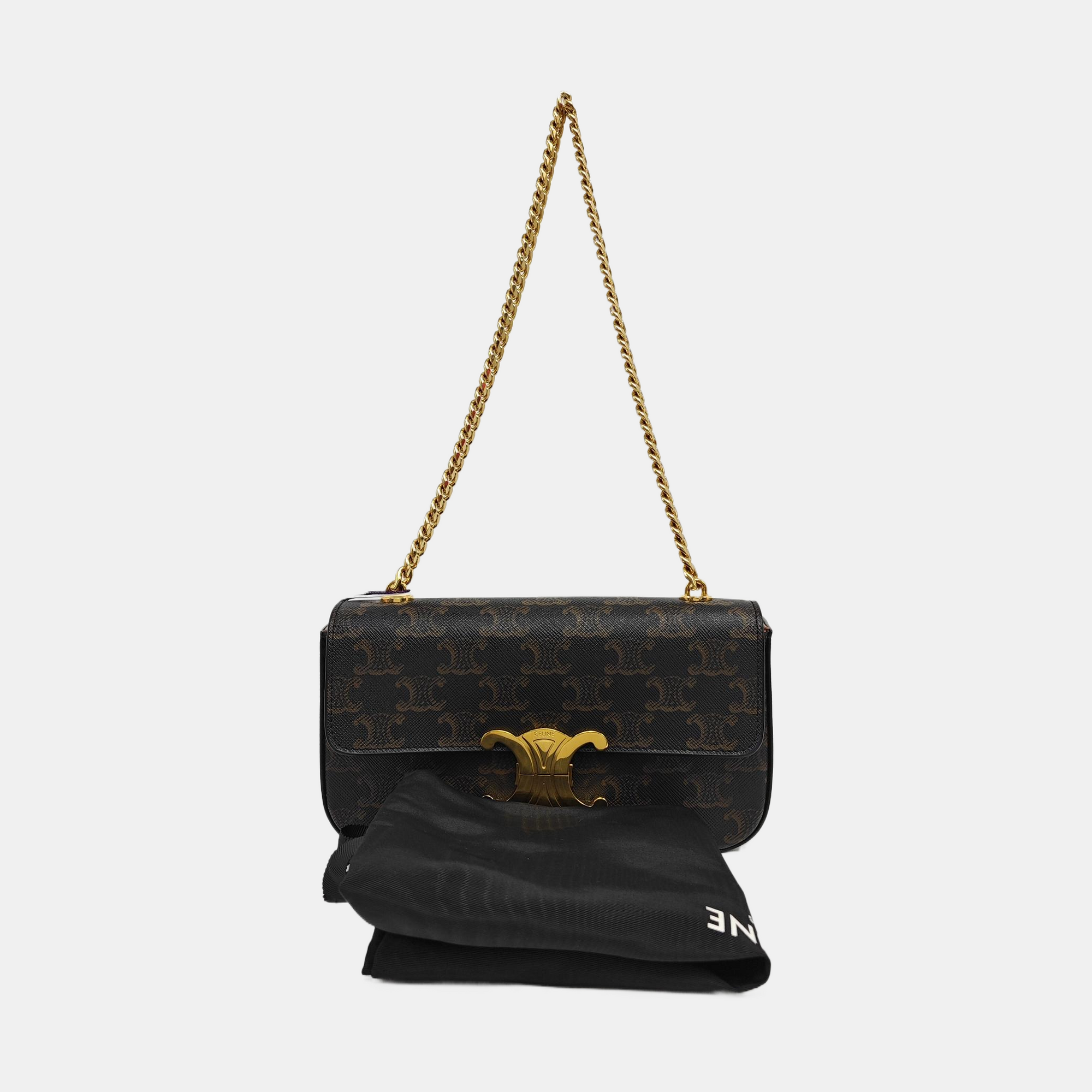 MULTIPOCHETTE Coated Canvas Brown
