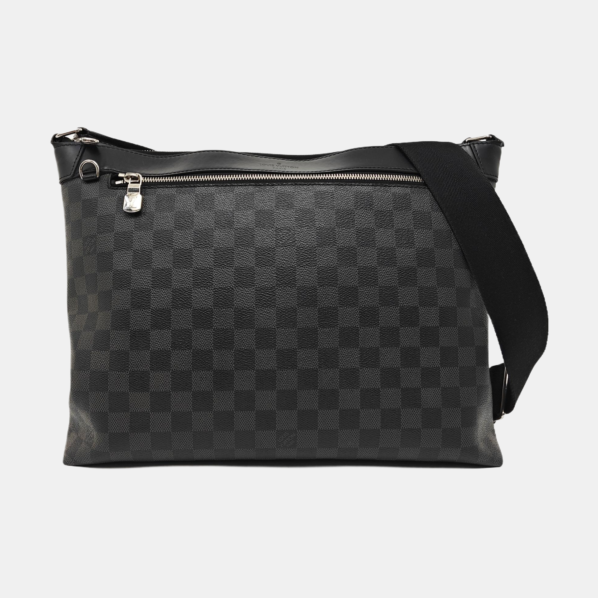 MICK MM Damier Graphite Coated Canvas Gray